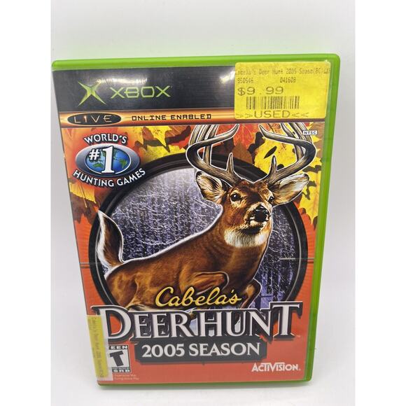 Cabela's Deer Hunt 2005 Season Original Microsoft Xbox Complete Hunting Game - Picture 1 of 8
